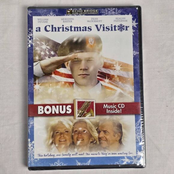 A Christmas Visitor DVD New Sealed Bonus Music CD - Picture 1 of 2